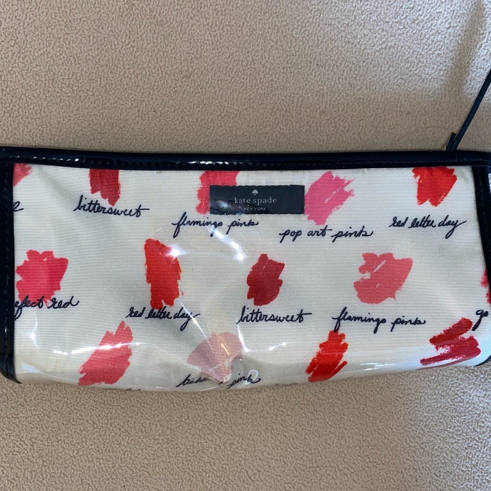 Kate Spade Lipstick Swatch Makeup Bag